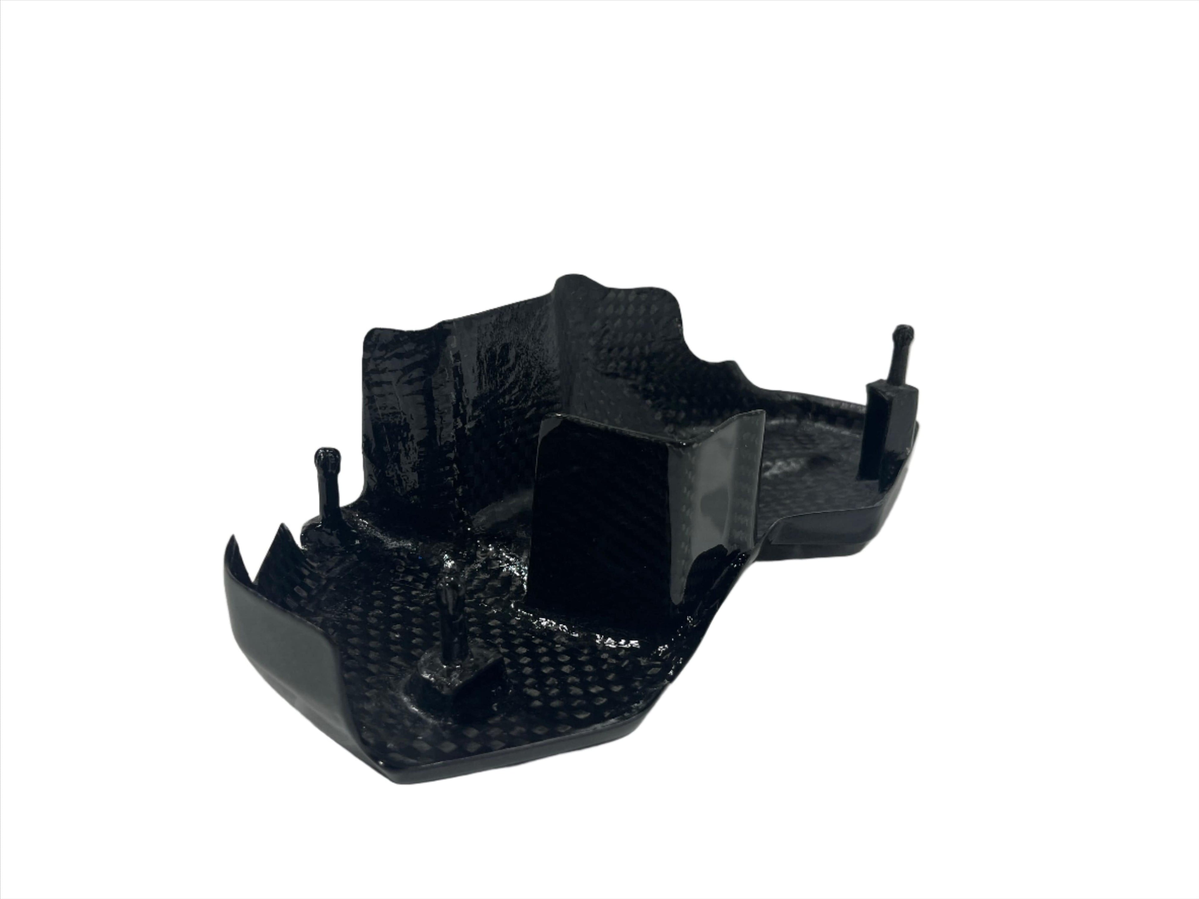Kies Motorsports — close-up detail of Kies Carbon Fiber B58 DME / ECU Cover for G20 M340i and G42 M240i