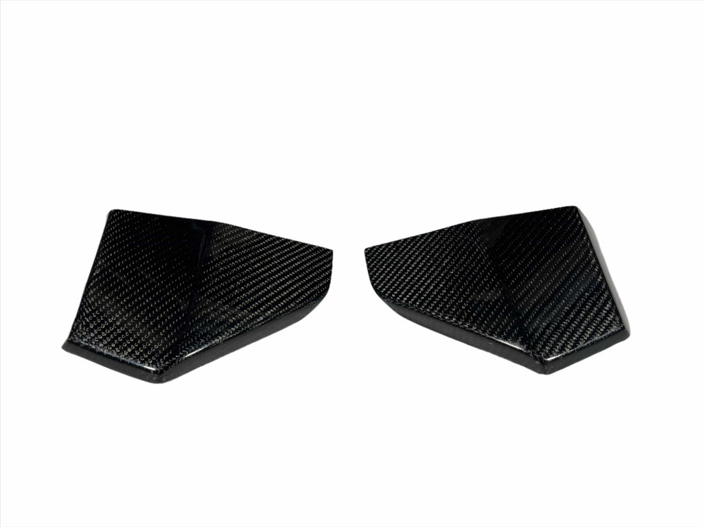Kies Motorsports — Kies Carbon G01 X3 front splitter close-up showing carbon fiber weave and edge finish