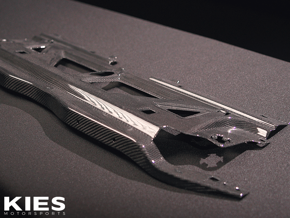 Kies Motorsports — Kies Motorsports carbon fiber engine bay — KIES Carbon Fiber Radiator Cover for G8X BMW's