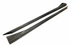 Kies Motorsports — rear angle view of Kies Carbon Fiber Side Skirt Extensions for BMW G90 M5