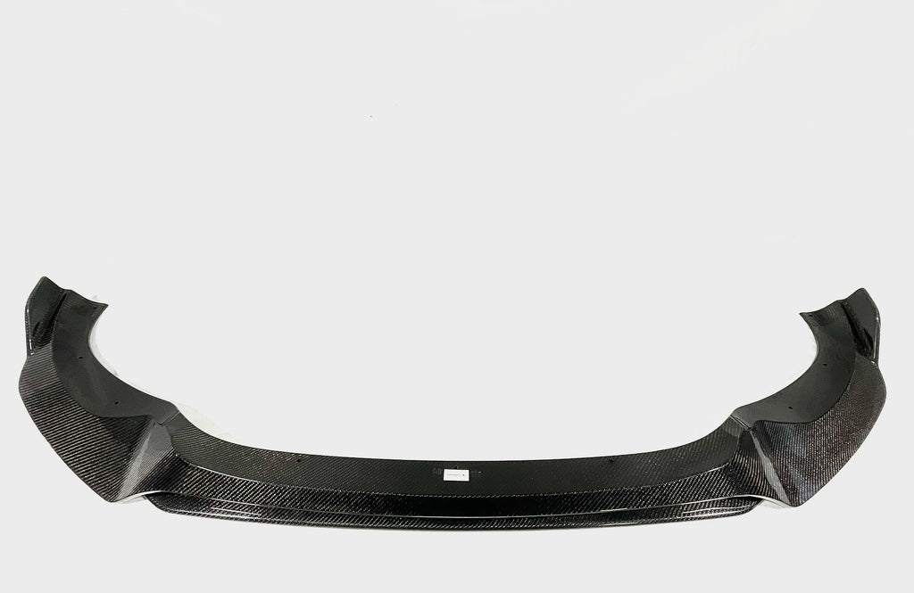 Kies Motorsports — Kies Carbon G01 X3 M40i carbon fiber front lip on white background