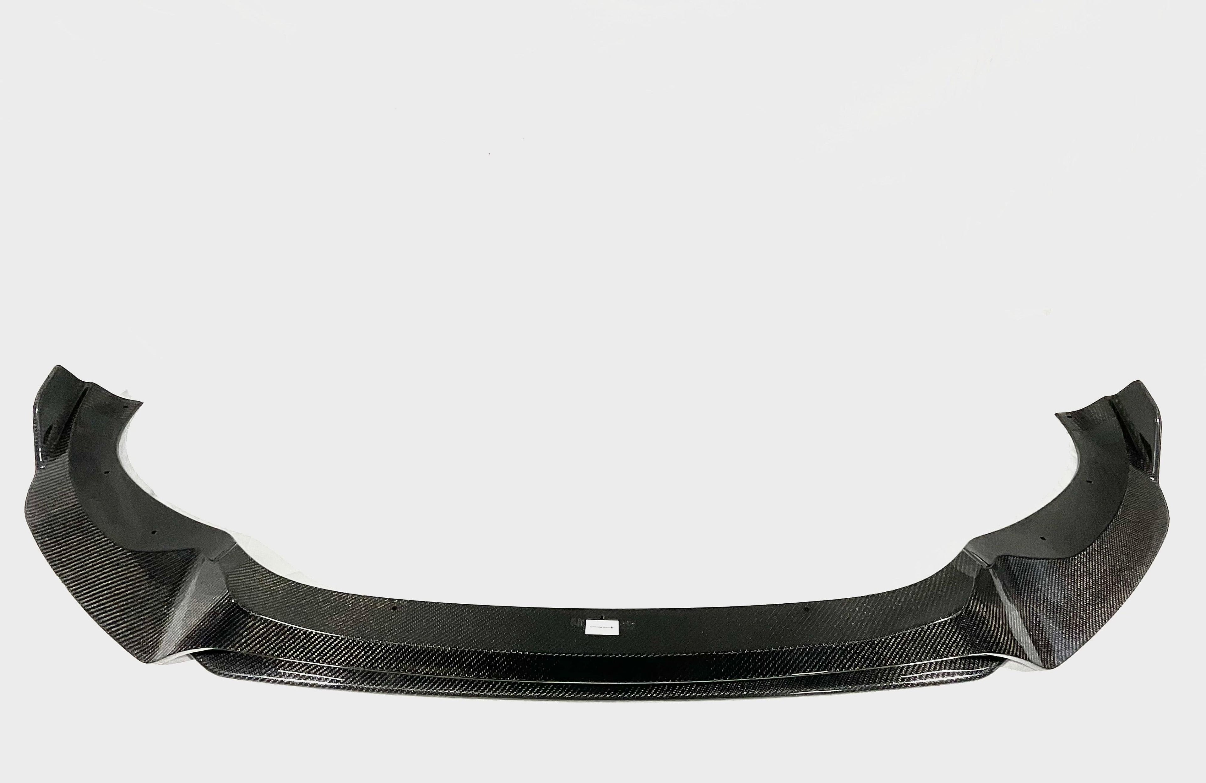 Kies Motorsports — Kies Carbon G01 X3 M40i carbon fiber front lip on white background