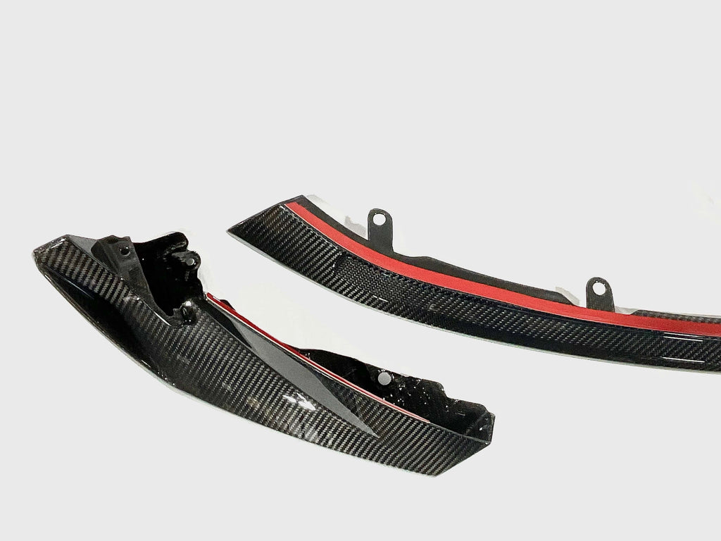 Kies Motorsports — alternate angle of Kies Carbon G80/G82 M3/M4 Dry Carbon Fiber Competition Inspired Front Lip