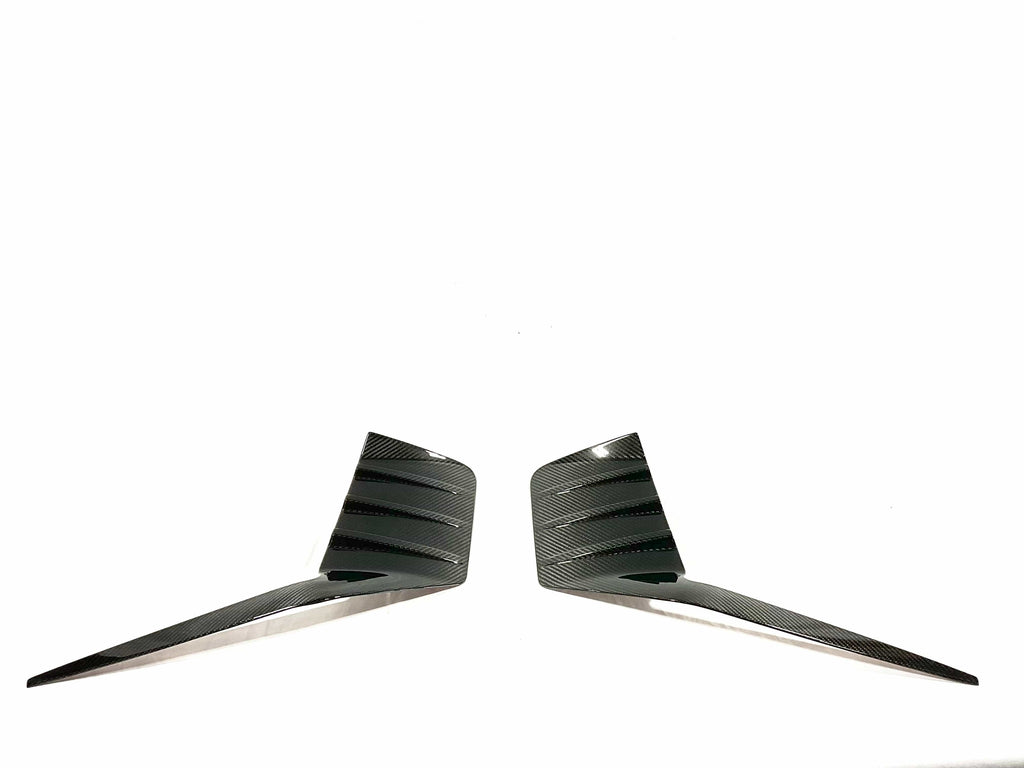 Kies Motorsports — front angle view of Kies Carbon G87 M2 Dry Carbon Fiber Modern Performance Style Rear Bumper Attachment