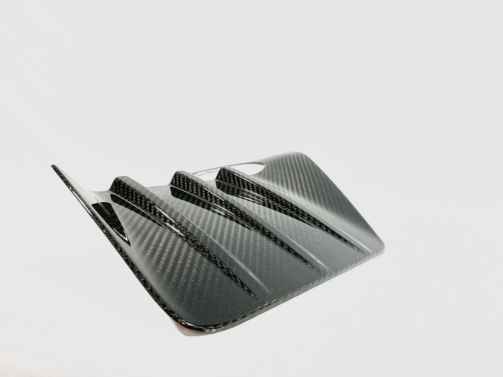 Kies Motorsports — installed on-vehicle shot of Kies Carbon G87 M2 Dry Carbon Fiber Modern Performance Style Rear Bumper Attachment