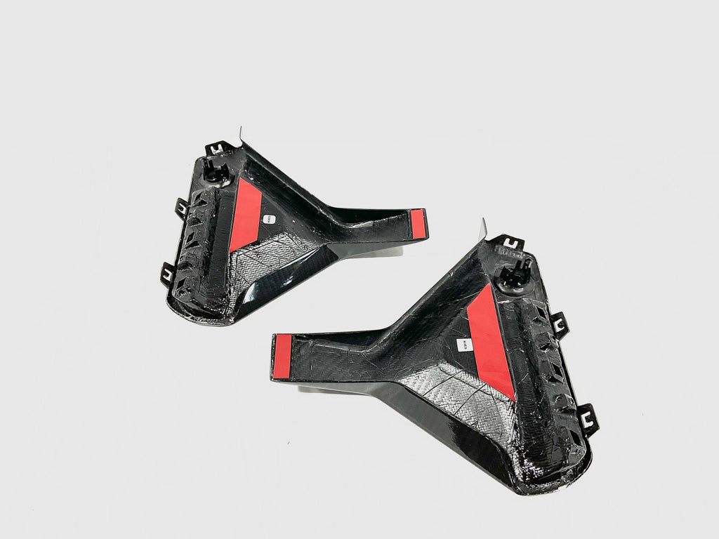 Kies Motorsports — close-up detail of Kies Carbon G87 M2 Dry Carbon Fiber S-Style Rear Bumper Attachment