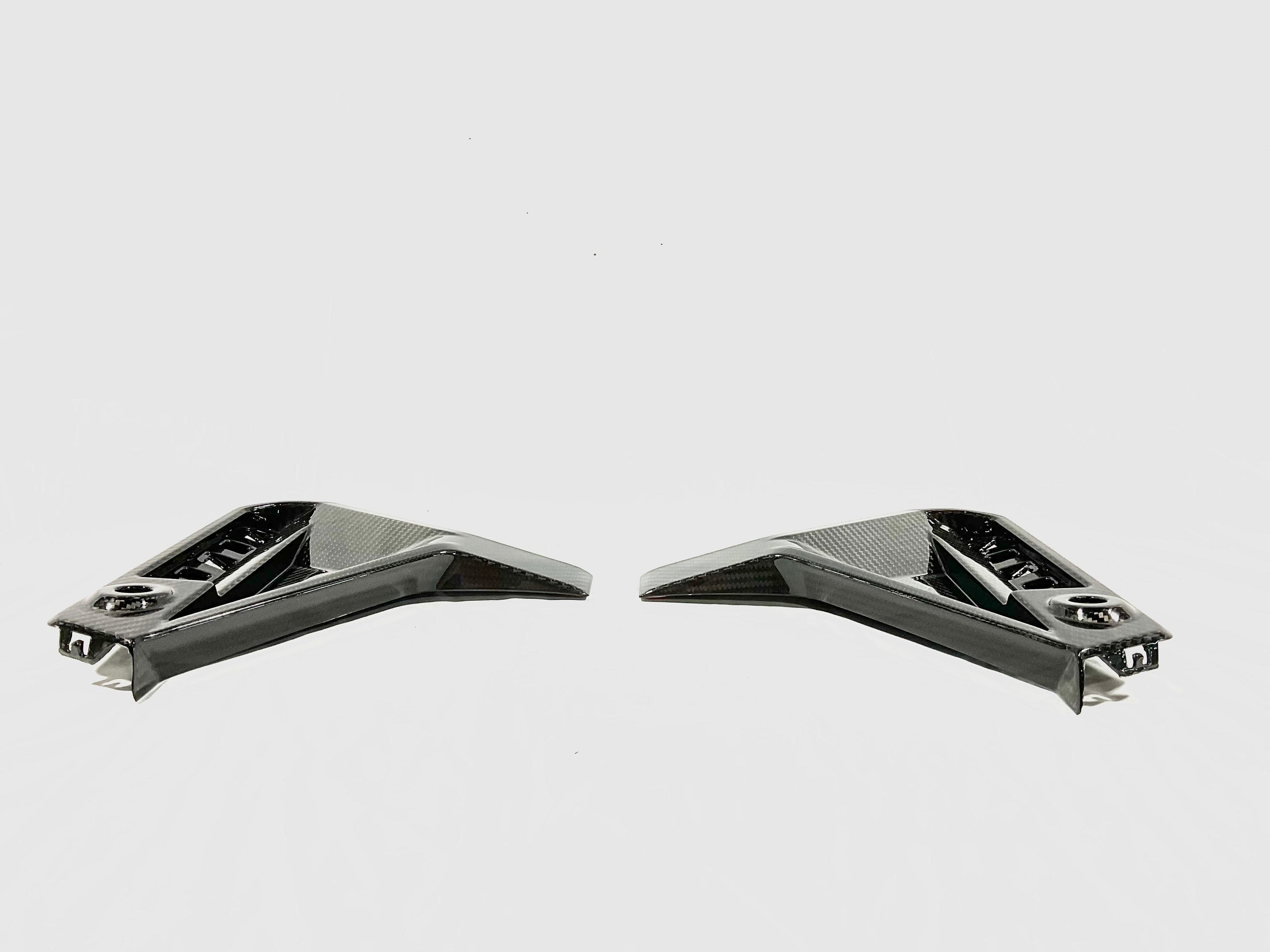 Kies Motorsports — rear angle view of Kies Carbon G87 M2 Dry Carbon Fiber S-Style Rear Bumper Attachment