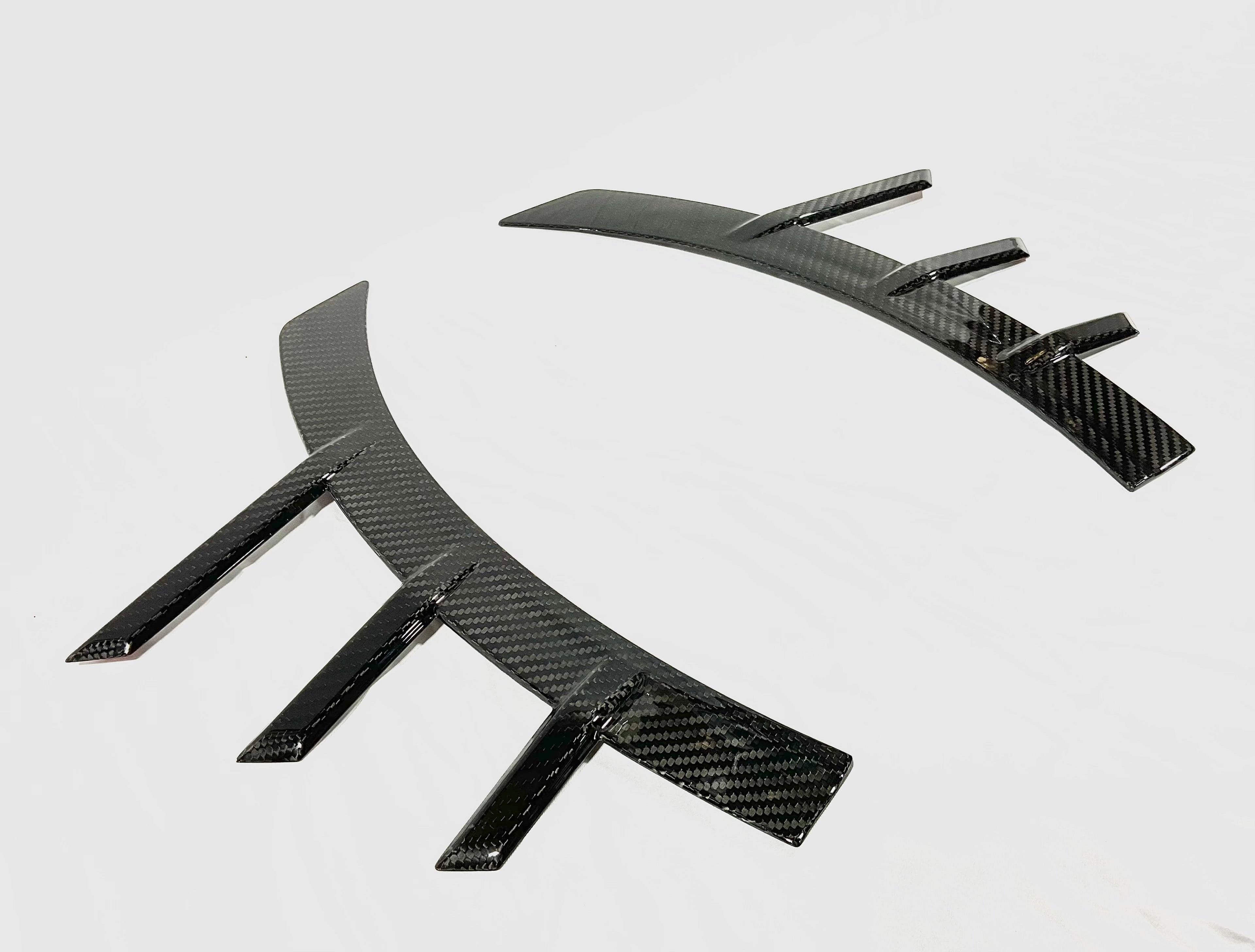 Kies Motorsports — packaging/product overview of Kies Carbon G87 M2 Dry Carbon Fiber Side Spats
