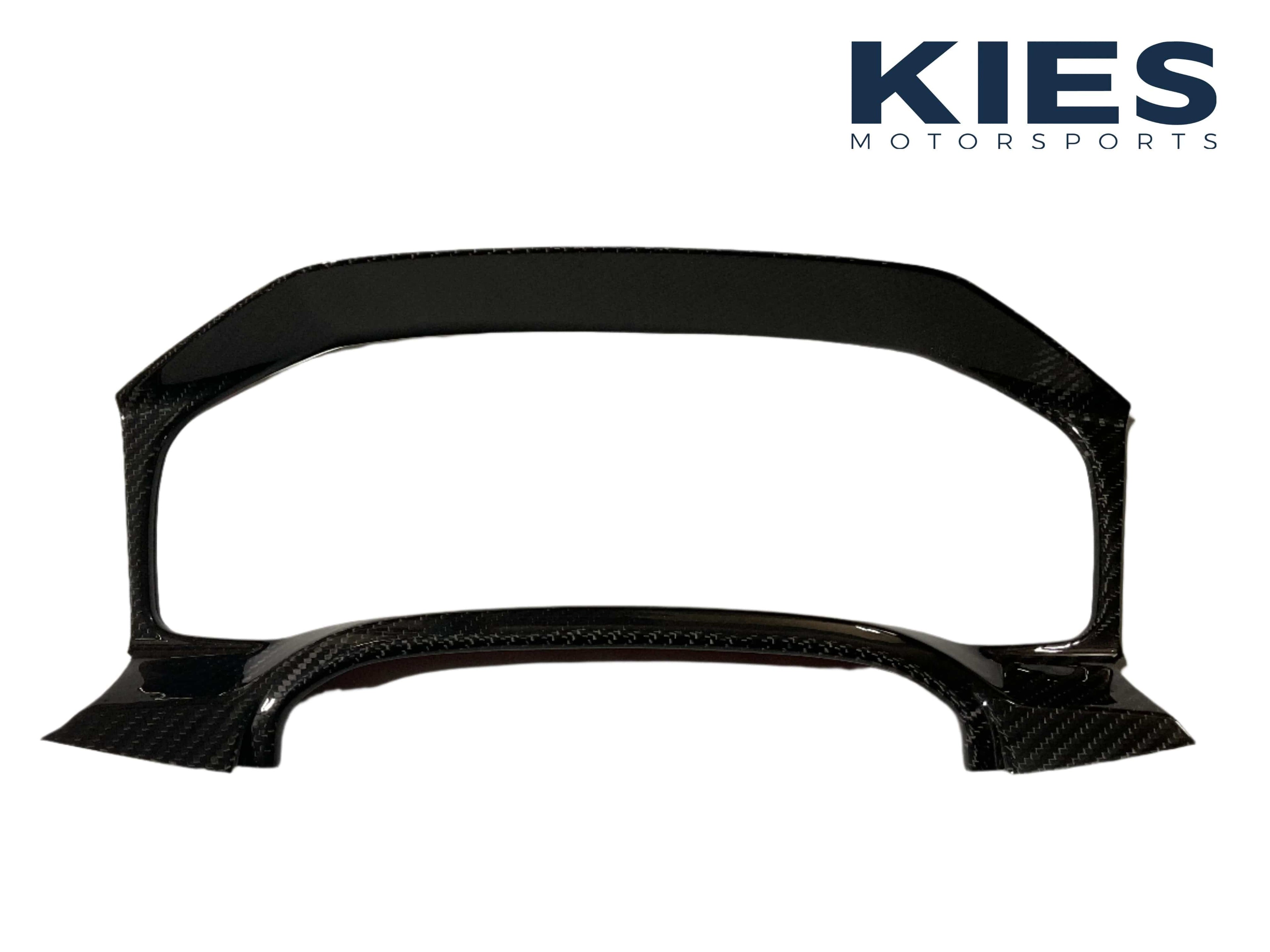 Kies Motorsports — Kies Carbon carbon fiber upgrade — Kies Carbon G8X Dry Carbon Fiber Gauge Cluster Surround Trim