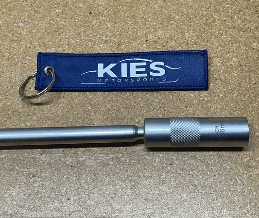 Kies-Motorsports Kies Motorsports Kies Motorsports 12 Point 16mm Thin Walled Spark Plug Socket with Built in Slim Swivel and Extension
