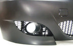 Kies Motorsports — rear angle view of Kies Motorsports 2004-2007 BMW E60 5 Series "M5 Style" Front Bumper w/o PDC Type
