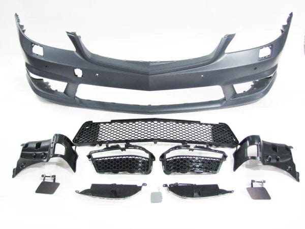 Kies Motorsports — side profile of Kies Motorsports 2007-2013 Mercedes Benz S Class W221 S63/S65 AMG Style Front Bumper W/ DRL