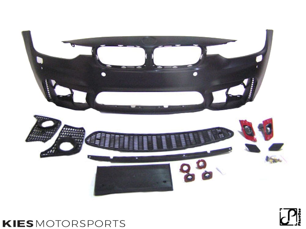 Kies-Motorsports Kies Motorsports Kies Motorsports 2012-2018 BMW 3 Series (F30 / F31) M3 Style Front Bumper Conversion Yes I have PDC / Yes I have fogs