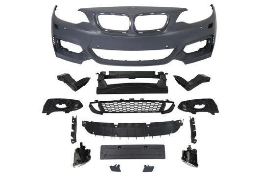 Kies-Motorsports Kies Motorsports Kies Motorsports 2013-2019 BMW F22 M-TECH M Sport Style Front Bumper