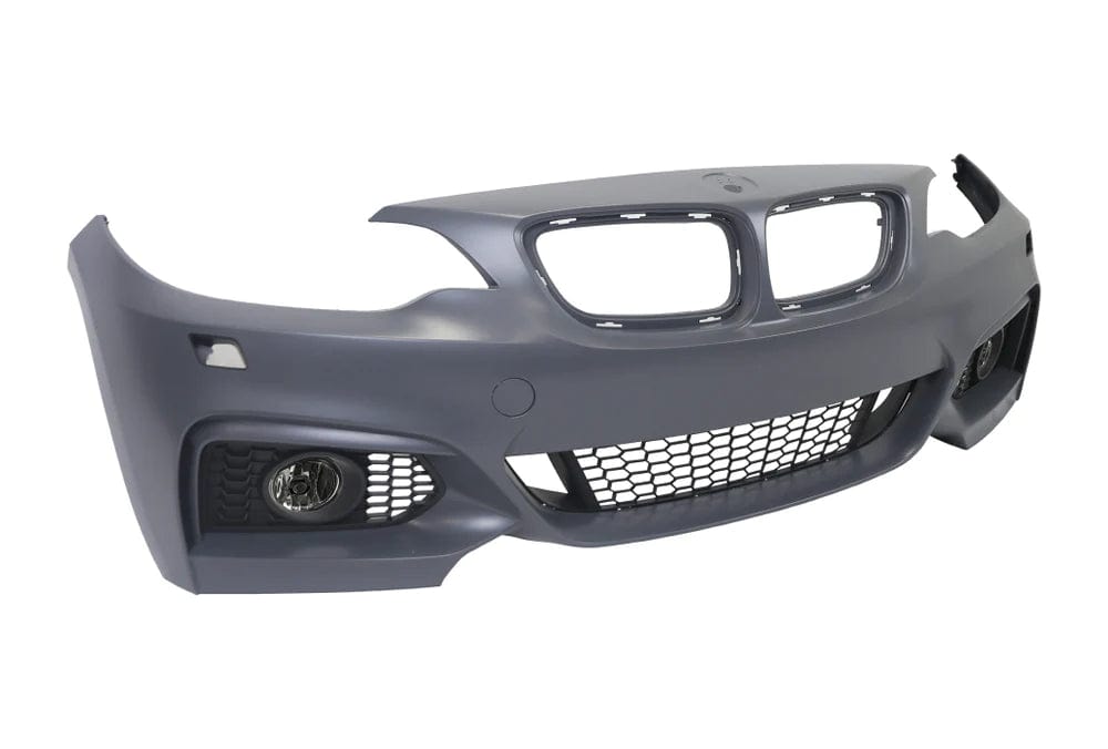 Kies Motorsports — BMW F22 front bumper, full product view on white background, F22 fitment