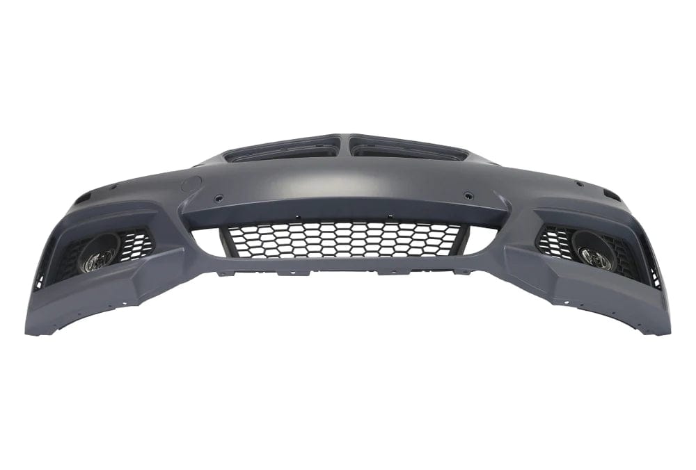 Kies Motorsports — BMW F22 front bumper, angle view showing profile and fitment for F22