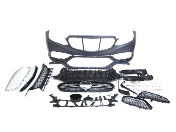 Kies Motorsports — Mercedes-Benz W212 E63 AMG Style front bumper, side profile detail, W212