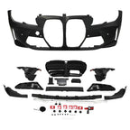 Kies Motorsports — front angle view of Kies Motorsports 2019-2021 BMW PRE-LCI G20 BMW 3 Series, "M3 Style" Front Bumper