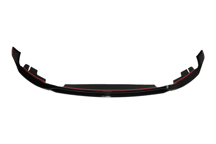 Kies Motorsports — BMW G30 front lip splitter, angle view showing profile and fitment for G30