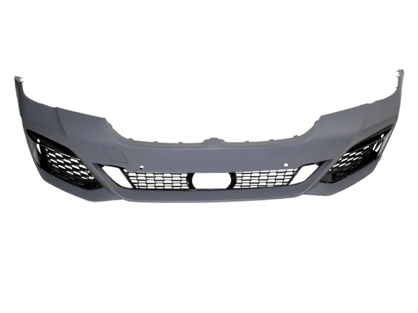 Kies Motorsports — BMW G30 front bumper, angle view showing profile and fitment for G30