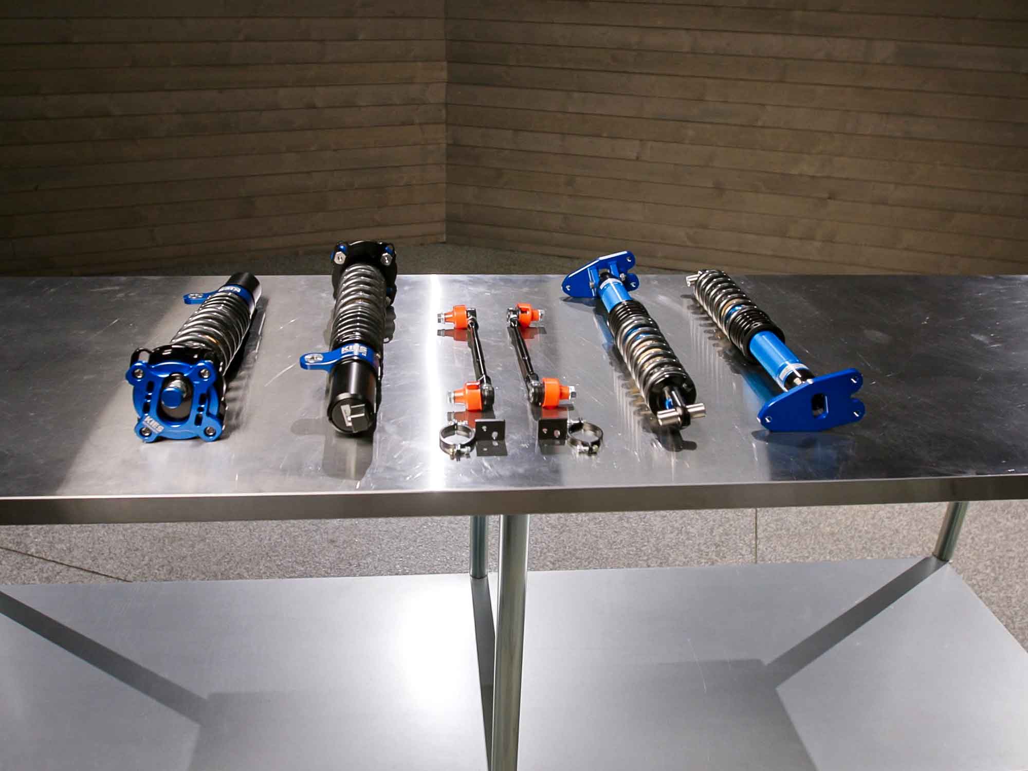 Kies Motorsports — close-up detail of Kies Motorsports 2021+ BMW G8X xDrive Coilovers for the M3 and M4