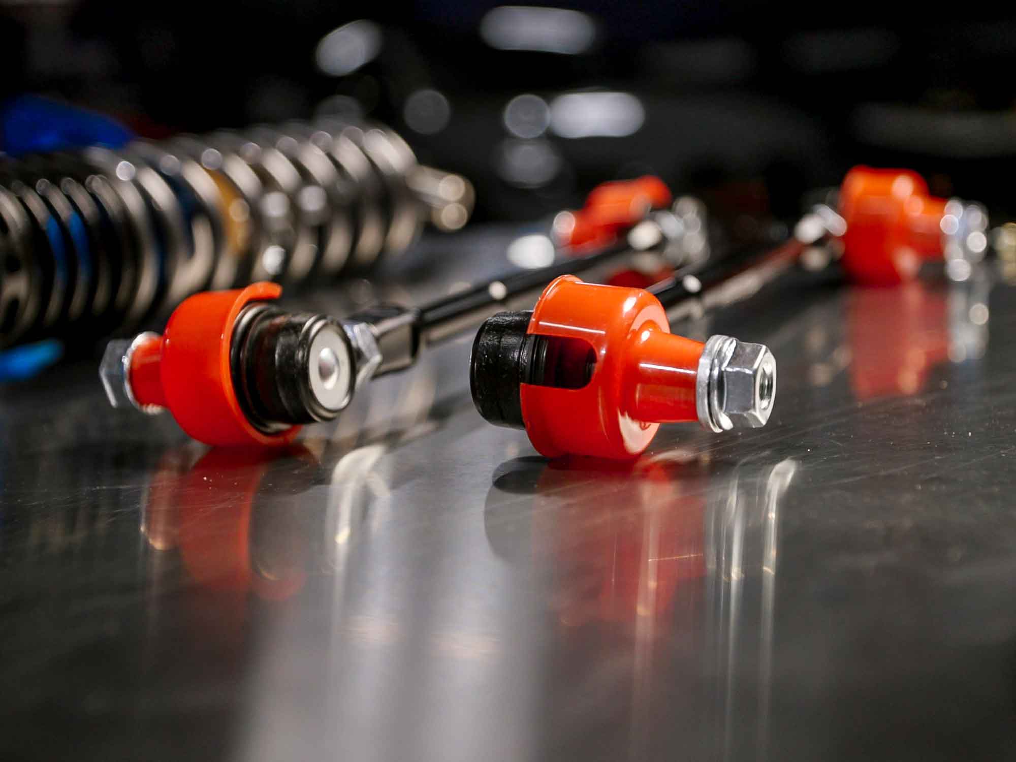 Kies Motorsports — front close-up of Kies Motorsports 2021+ BMW G8X xDrive Coilovers for the M3 and M4