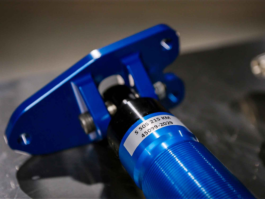 Kies Motorsports — installed on-vehicle shot of Kies Motorsports 2021+ BMW G8X xDrive Coilovers for the M3 and M4