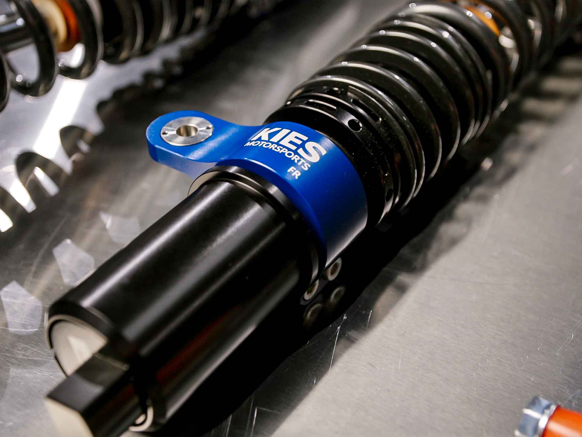 Kies Motorsports — front angle view of Kies Motorsports 2021+ BMW G8X Coilovers RWD (M2, M3, M4) Main image