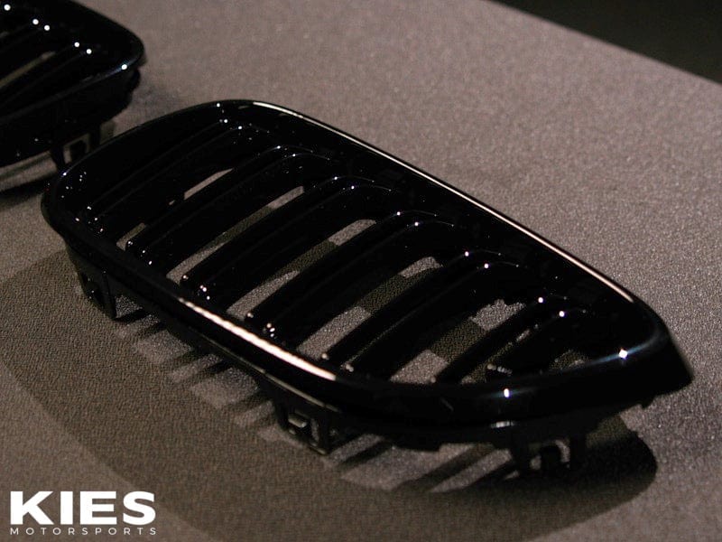 Kies Motorsports Dual Slat Black Black Kidney Grille for F22 2 Series Secondary image