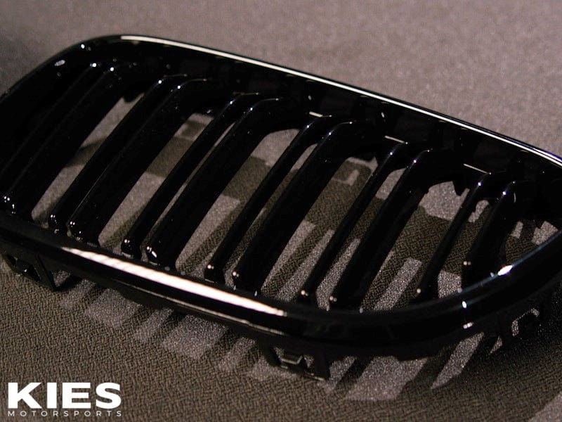 Kies Motorsports — Kies black grille close-up detail showing injection-molded ABS construction