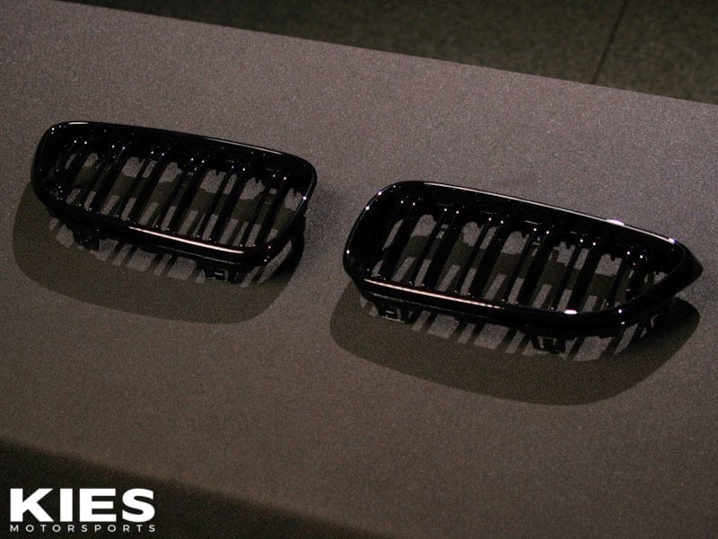 Kies Motorsports — Kies black grille installed on BMW F22 2-Series front end showing aggressive styling