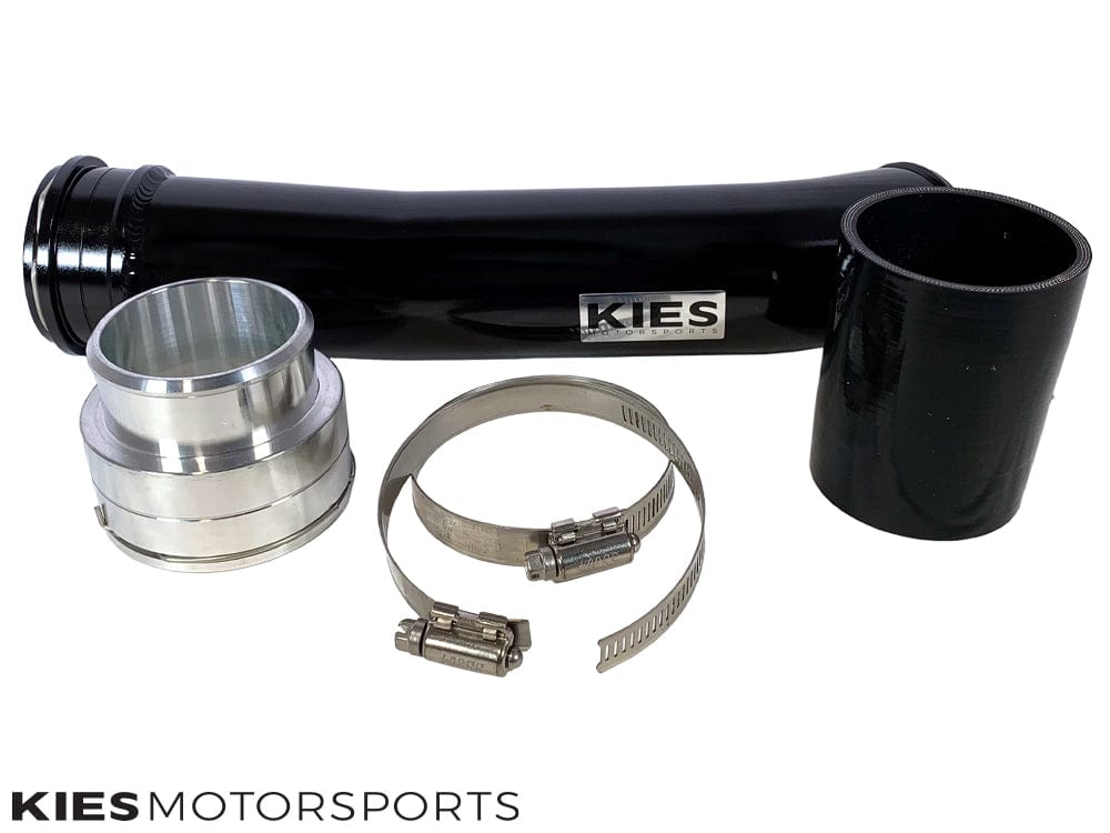 Kies Motorsports — Kies charge pipe and boost pipe in packaging with full hardware kit