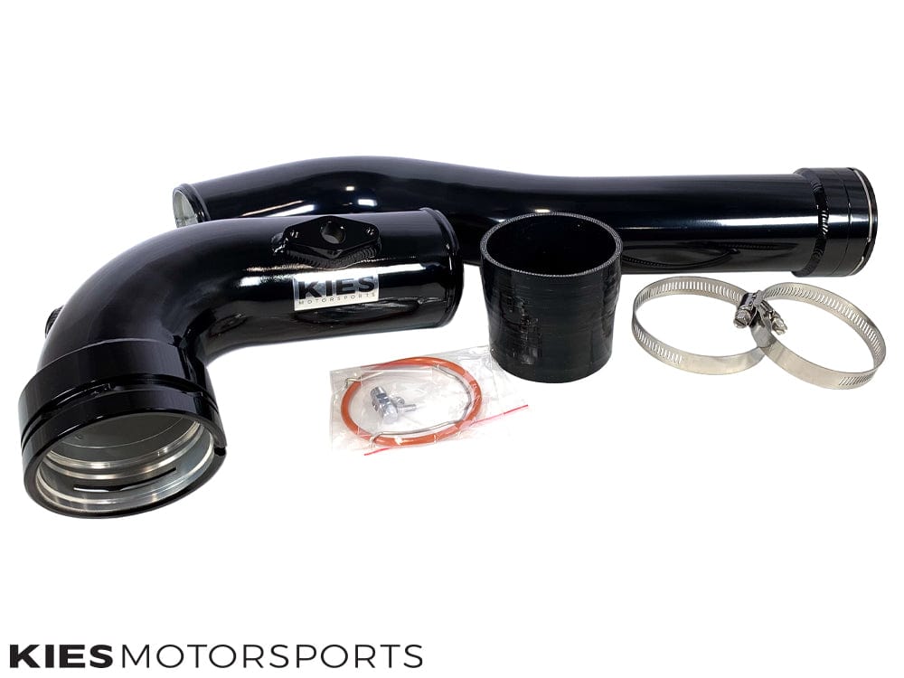 Kies Motorsports — Kies N20 boost pipe with silicone couplers and stainless T-bolt clamps