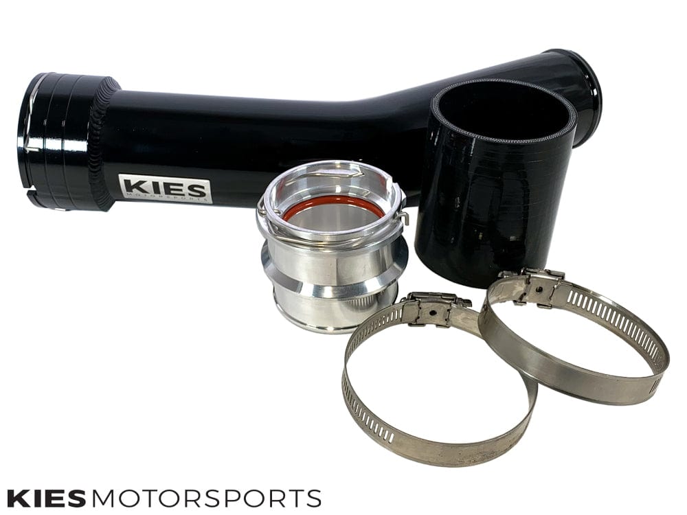 Kies Motorsports — Kies N20 charge pipe installed in BMW F30 328i engine bay