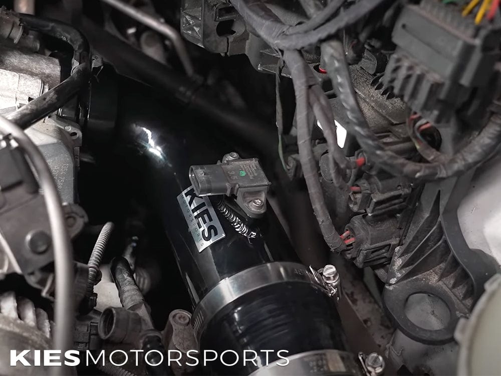 Kies Motorsports — BMW F2X F3X N20 N26 charge pipe and boost pipe combo on white background