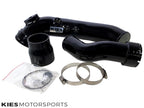 Kies Motorsports — rear angle view of Kies Motorsports BMW F2X F3X N55 Charge Pipe & Boost Pipe Combo