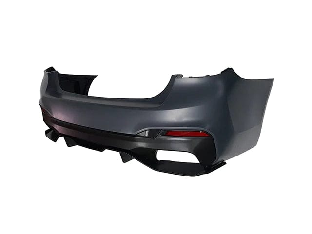 Kies Motorsports — BMW G30 rear diffuser, edge detail and contour line, G30