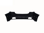 Kies Motorsports — BMW G30 rear diffuser, installed on vehicle, rear three-quarter view, G30