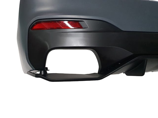 Kies Motorsports — BMW G30 rear diffuser, front angle showing aggressive styling, G30