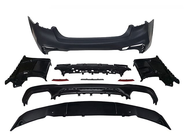 Kies-Motorsports Kies Motorsports ****Kies Motorsports BMW G30 17-20 M PErformance Style Rear Diffuser (Large Panel) 530i (ER-AS1187-R-2)