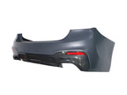 Kies Motorsports — BMW G30 rear diffuser, texture and weave close-up, G30 front lip