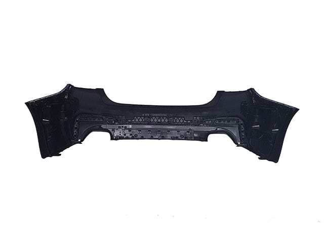 Kies Motorsports — BMW G30 rear diffuser, close-up detail of finish and mounting points, G30