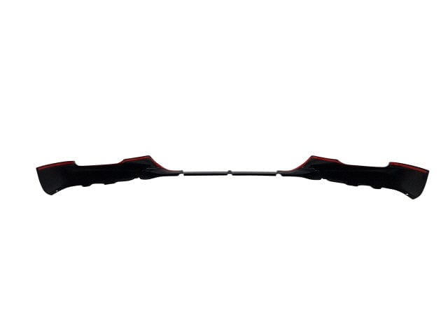 Kies Motorsports — BMW G30 front lip splitter, front angle showing aggressive styling, G30