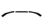 Kies Motorsports — BMW G30 front lip splitter, close-up detail of finish and mounting points, G30