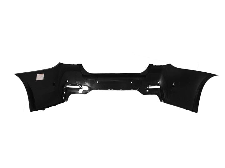 Kies Motorsports — BMW G30 rear bumper conversion, angle view showing profile and fitment for G30