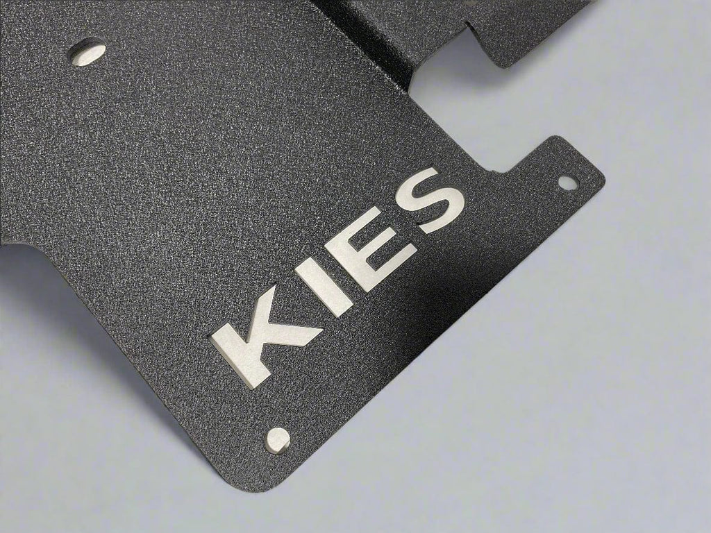 Kies Motorsports — installed on-vehicle shot of Kies Motorsports BMW G8x Skid Plate