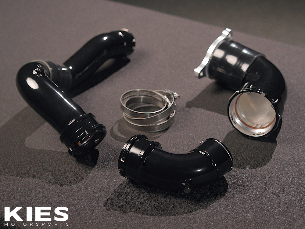 Kies Motorsports — front angle view of Kies Motorsports BMW S58 Charge Pipe M2 / M3 / M4 and X3M / X4M Models