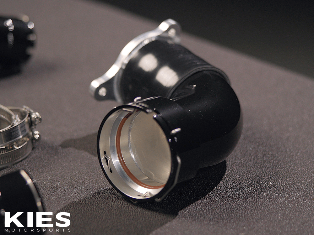 Kies Motorsports — close-up detail of Kies Motorsports BMW S58 Charge Pipe M2 / M3 / M4 and X3M / X4M Models