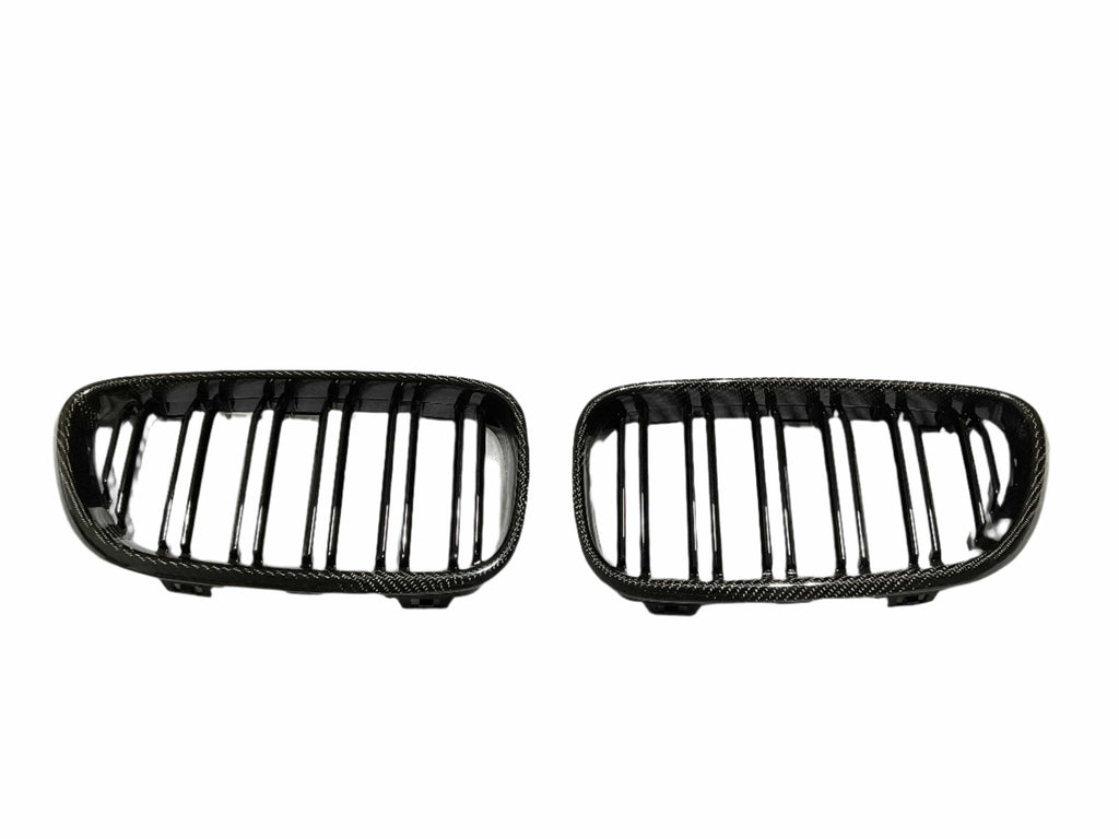 Kies Motorsports — Kies carbon fiber kidney grille for BMW F22 2-Series on white background