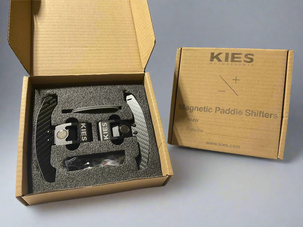 Kies Motorsports — additional view of KIES Motorsports Carbon Fiber Magnetic Paddle Shifters for BMW / Mini / Toyota Supra - F Series / G Series / A90 - A91